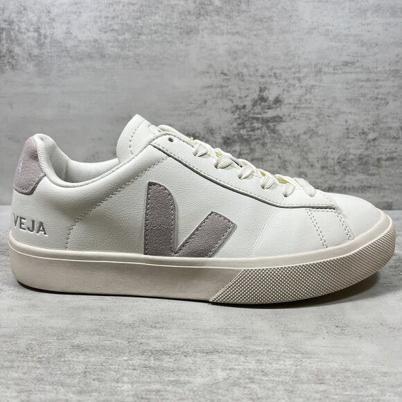 Veja Campo Leather Sneakers - Men's Size EU 40 / US 7 - White - Picture 4 of 9